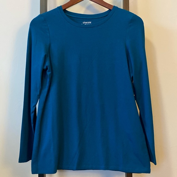 Chico’s Long Sleeve Tee NWT - Picture 1 of 5